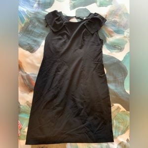 Worthington black dress- knee length- Cap sleeves- NWT Size 14. Black